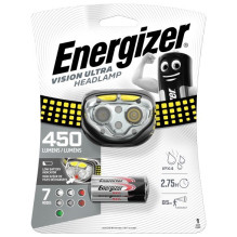 ENERGIZER Headlight Vision Ultra 3AA 450 LM, 3 colours of light