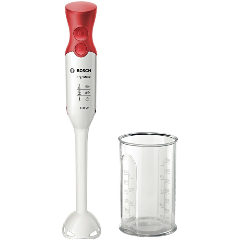 Bosch MSM64010 blender Immersion blender 450 W Red, White