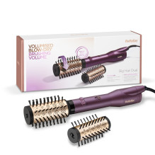 „BaByliss AS950E Big Hair Dvigubas karšto oro šepetys, šiltas juodas, rožinis auksinis, violetinis 650 W 98,4 colio (2,5