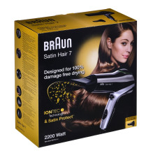 Braun HD710 2200 W juoda, sidabrinė