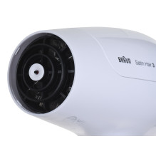 Braun Satin Hair 3 HD380 plaukų džiovintuvas 2000 W White