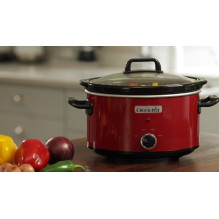 Crock-Pot SCV400RD lėta viryklė 3,5 L Juoda, Raudona