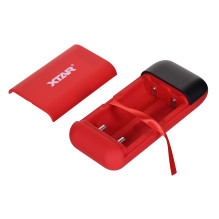 XTAR PB2S red battery charger / power bank to Li-ion 18650 / 20700 / 21700