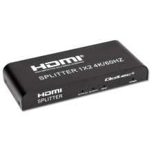 Qoltec 51797 Active HDMI Splitter 2 x HDMI 4K x 2K , 6Gb / s , 60Hz