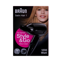 Braun HD130 plaukų džiovintuvas 1200 W Black