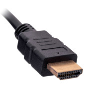 Lanberg AD-0017-BK vaizdo kabelio adapteris 0,2 m VGA (D-Sub) HDMI tipas A (standartinis) Juodas