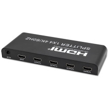 Qoltec 51799 Active HDMI Splitter 4 x HDMI 4K x 2K , 6Gb / s , 60Hz