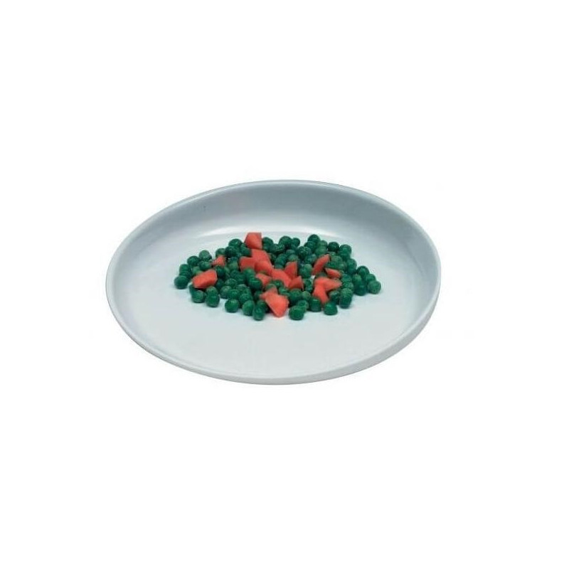 Plate with high rim