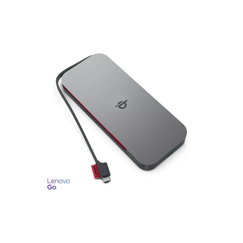 Lenovo GO Lithium Polymer (LiPo) 10000 mAh Wireless charging Grey