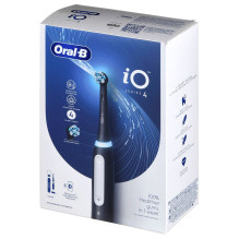 „Oral-B iO 4 Adult“ besisukantis dantų šepetėlis juodas