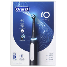 „Oral-B iO 4 Adult“ besisukantis dantų šepetėlis juodas