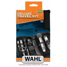 Wahl Travel Kit Deluxe juoda, nerūdijančio plieno