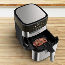 Tefal Easy Fry &amp; Grill EY505D Single 4,2 L Atskira 1550 W Karšto oro gruzdintuvė Nerūdijantis plienas