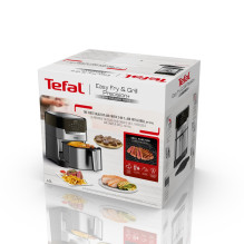 Tefal Easy Fry &amp; Grill EY505D Single 4,2 L Atskira 1550 W Karšto oro gruzdintuvė Nerūdijantis plienas