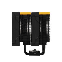 DeepCool AK620 Zero Dark Zoria Processor Air cooler 12 cm Black, Yellow 1 pc(s)