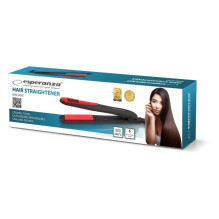 Esperanza EBP004 hair styling tool Straightening iron Black,Red 35 W