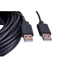 UNITEK Y-278 USB cable USB 2.0 10 m 2 x USB A USB A Black