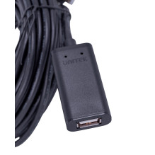 UNITEK Y-278 USB cable USB 2.0 10 m 2 x USB A USB A Black