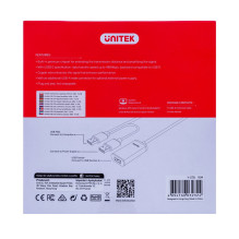 UNITEK Y-278 USB laidas USB 2.0 10 m 2 x USB A USB A Juodas