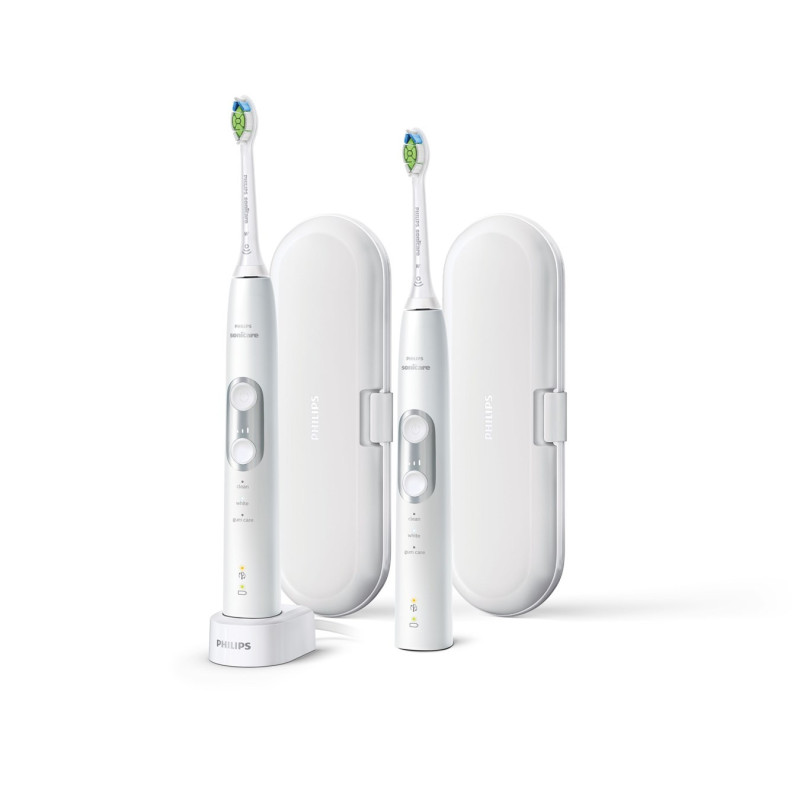 Philips Sonicare HX6877 / 34 electric toothbrush Adult Sonic toothbrush Silver, White