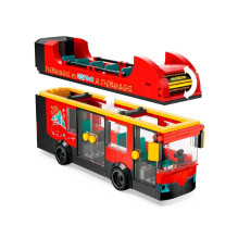 LEGO CITY 60407 raudonas dviaukštis apžvalginis autobusas