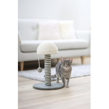 KERBL Funghi Grey-White with ball - cat scratching post - 42 cm