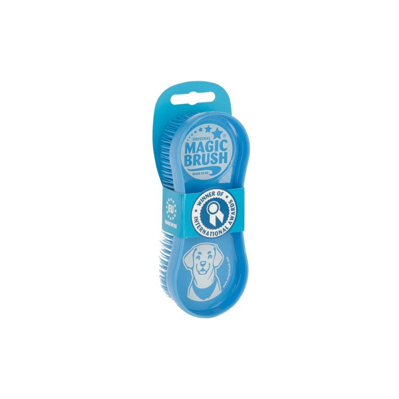 KERBL MagicBrush Blue Sky - dog brush - 16,5x6,5x3 cm