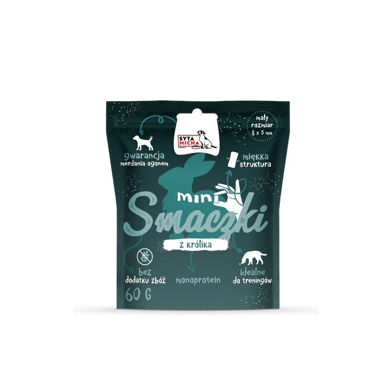 SYTA MICHA Mini treats with rabbit - treat for dogs - 60 g