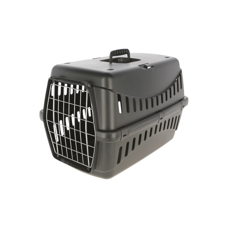 KERBL Expedion Eco Pet Carrier, Black - 58x38x38 cm