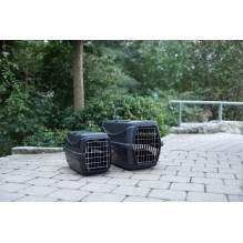 KERBL Expedion Eco Pet Carrier, Black - 58x38x38 cm