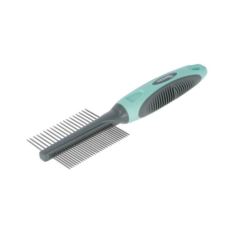 KERBL Fine and coarse tooth comb for dogs - 21 cm