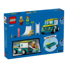 LEGO CITY 60403 EMERGENCY AMBULANCE AND SNOWBOARDER