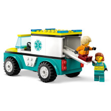 LEGO CITY 60403 GREITOJI MEDŽIAGA IR SNIEGLENTAS