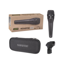 Shure Nexadyne™ 8 / S - dynamic microphone, supercardioid with XLR connector, black