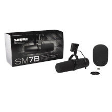 Shure SM7B mikrofonas Black Studio mikrofonas