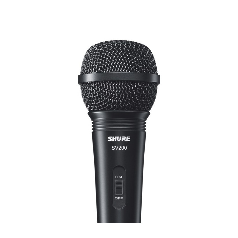 Shure SV200 mikrofonas Juodas Karaoke mikrofonas