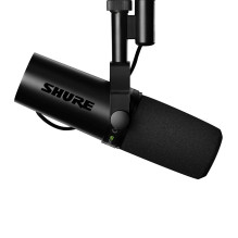 Shure SM7dB – dinaminis vokalinis mikrofonas su įmontuotu pirminiu stiprintuvu