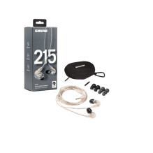 Shure SE215 Pro ausinės su laidine ausine / skaidrios studijos