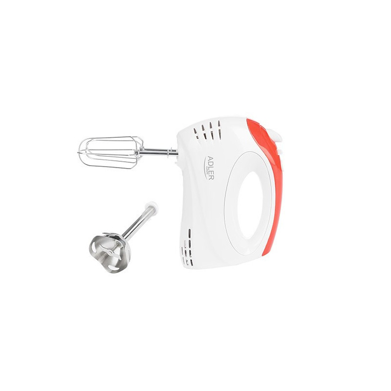 Adler AD 4212 mixer Hand mixer Red,White