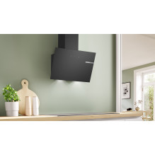 Bosch Serie 2 DWK65DK60 cooker hood Wall-mounted Black 430 m³ / h A