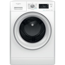 Whirlpool FFWDB 976258 SV EE skalbimo mašinų džiovintuvas Laisvai pastatomas iš priekio apkraunamas baltas E