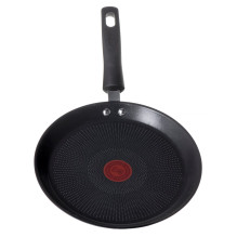 Blynų keptuvė TEFAL Emotion E30038 25 cm Juoda, Pilka