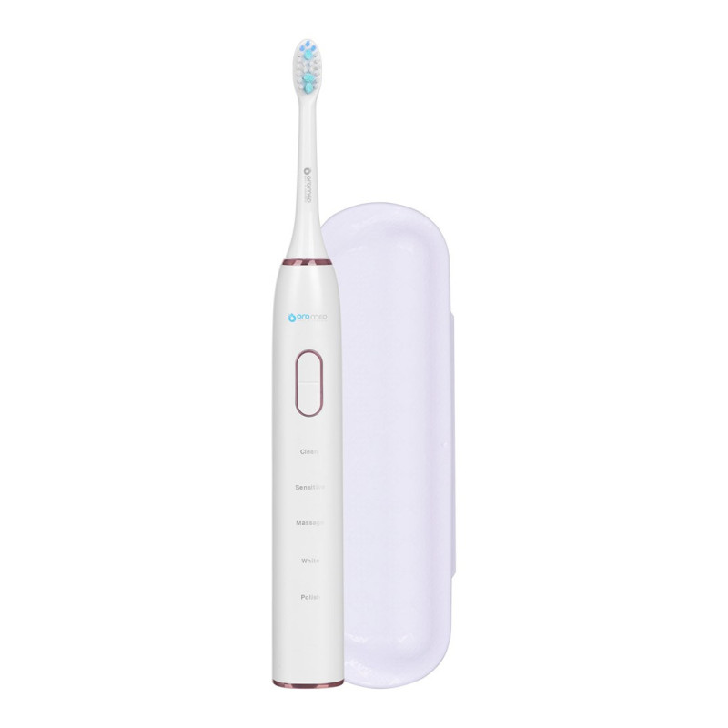 Oromed GOLD-BRUSH WHITE Electric Toothbrush Adult Sonic Toothbrush