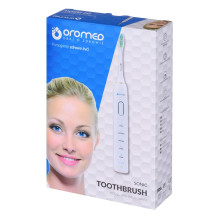 Oromed GOLD-BRUSH WHITE elektrinis dantų šepetėlis Adult Sonic dantų šepetėlis