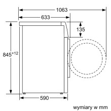 Bosch WAN2813APL Series 4 skalbimo mašina su priekine įkrova 8 kg 1400 aps./min Balta