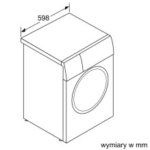 Bosch WAN2813APL Series 4 skalbimo mašina su priekine įkrova 8 kg 1400 aps./min Balta