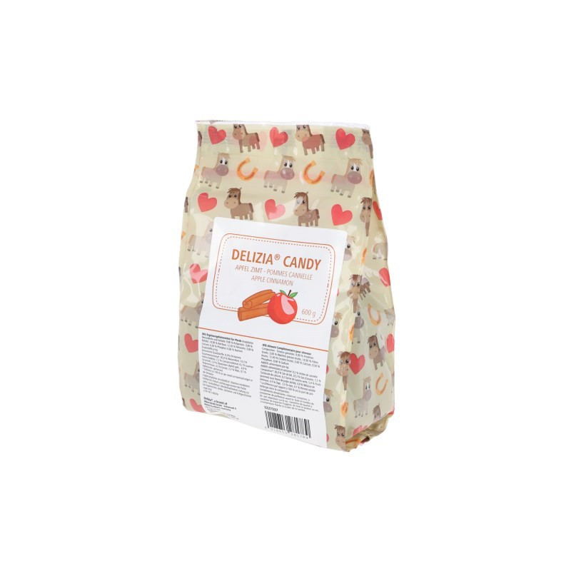 KERBL Delizia Candy Apple with Cinnamon - horse treats - 600 g