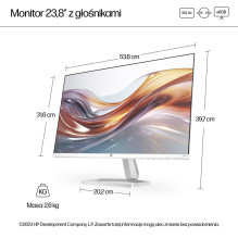 HP Series 5 23,8 colio FHD monitorius su garsiakalbiais – 524sa