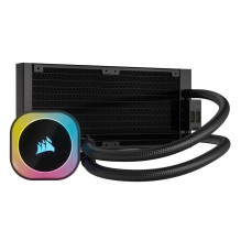 Corsair H100I Procesorius Skysčio aušinimo rinkinys 12 cm Juodas