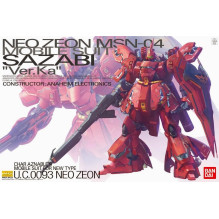 Collectible figure BANDAI MG 1 / 100 MSN-04 SAZABI Ver.Ka 18cm